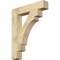 Ekena Millwork Merced Block Rough Sawn Bracket, Douglas Fir, 6"W x 34"D x 42"H BKT06X34X42MRC05RDF - alternate 1
